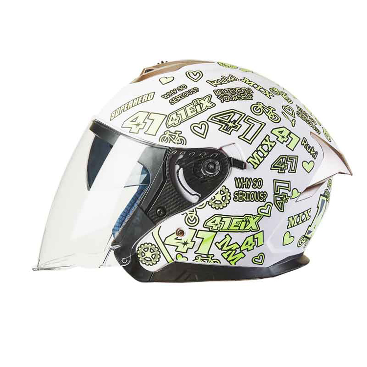 ECE and DOT Open face scooter motorcycle helmet ECE and DOT Open face scooter motorcycle helmet