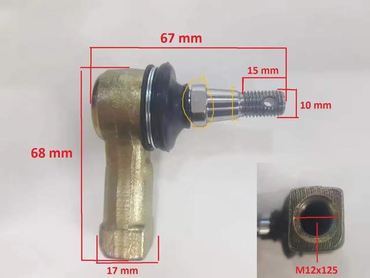 4 steering rod ends suit for the PGO buggy 250 4 steering rod ends suit for the PGO buggy 250