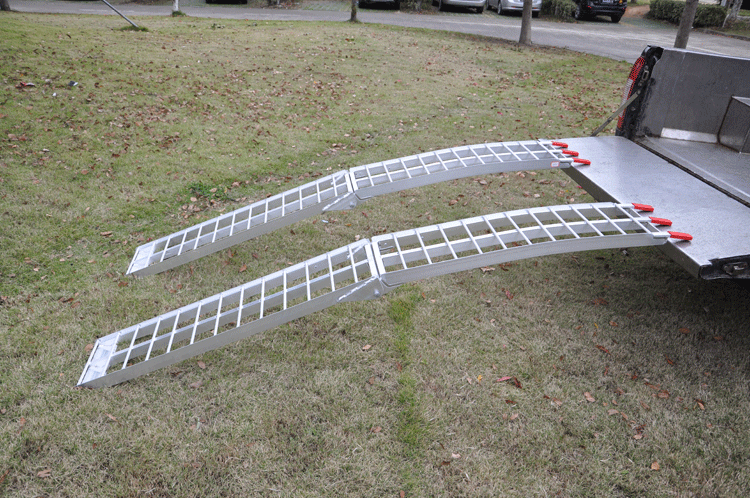 Mover tractor fold loading Ramp Mover tractor fold loading Ramp