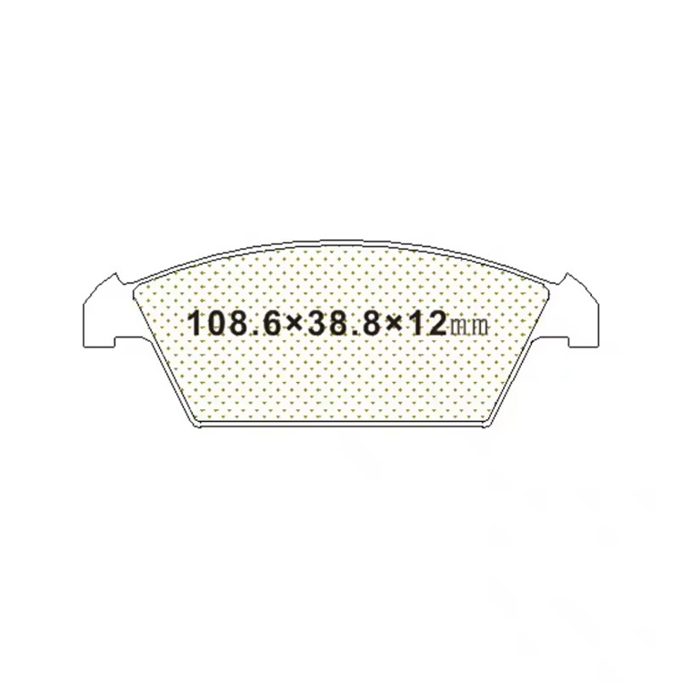 Spare Parts Brake Pads for Xingyue Gsmoon Xyjk800 Renli 1100 Go Kart Spare Parts Brake Pads for Xingyue Gsmoon Xyjk800 Renli 1100 Go Kart