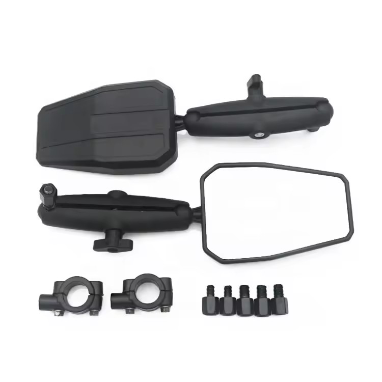 Foldable right and left rearview mirror for motorcycle bike