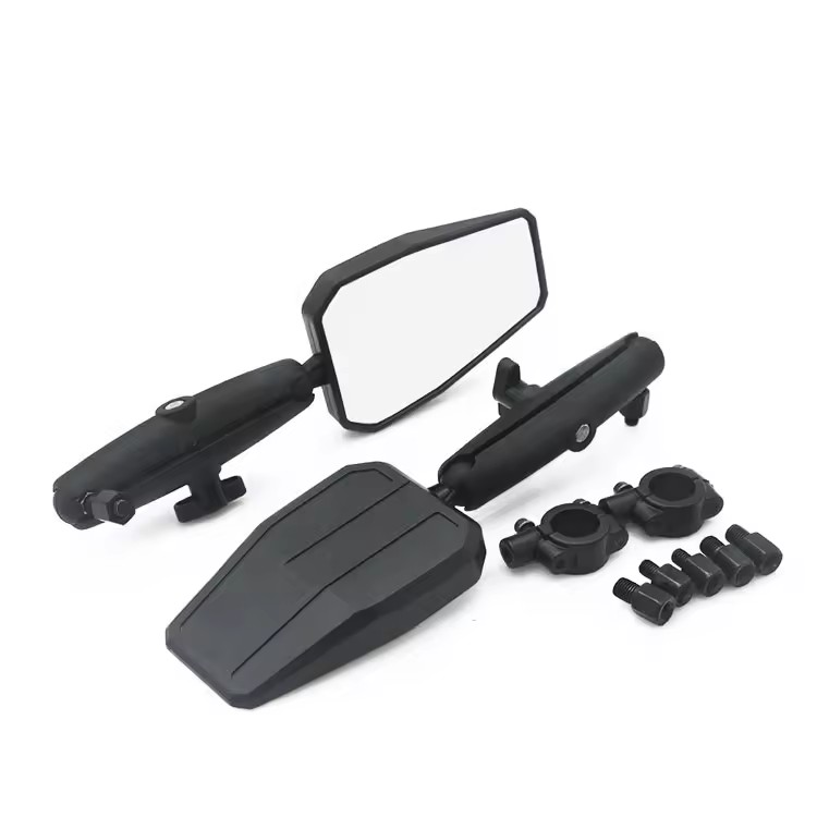Foldable right and left rearview mirror for motorcycle bike