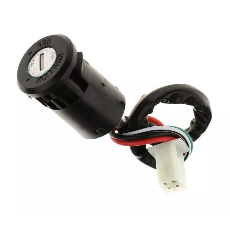 4 Wire Ignition and Key Barrel Switch for 50cc 110cc 125cc 150cc Quad and Dirt Bike 4 Wire Ignition and Key Barrel Switch for 50cc 110cc 125cc 150cc Quad and Dirt Bike