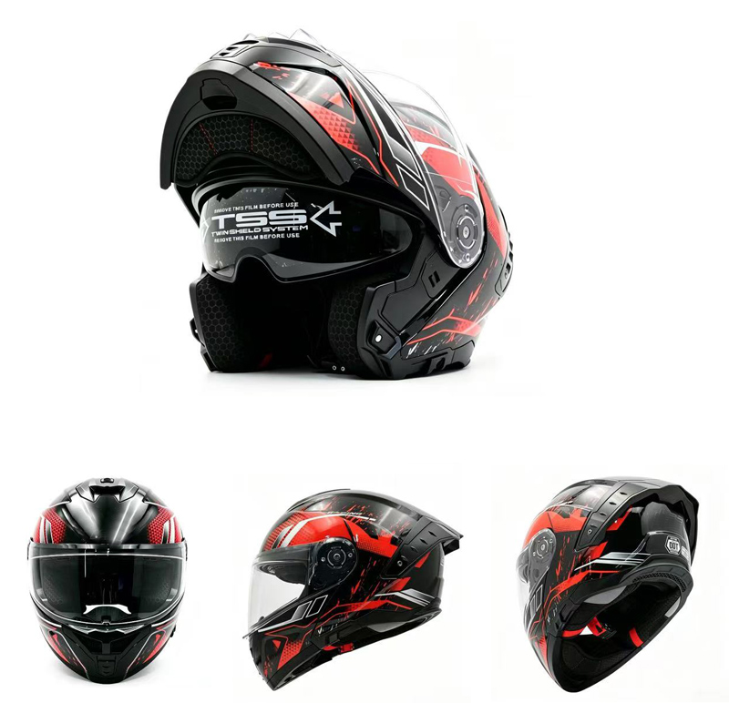 Dot Modular Helmet for Cross Quad Atv